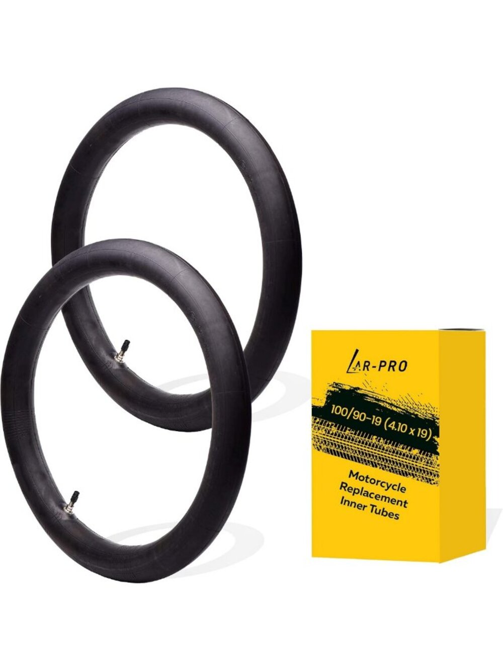 2-Pack 100/90-19 Motorcycle Inner Tubes - 19" Dirt Bike Rubber